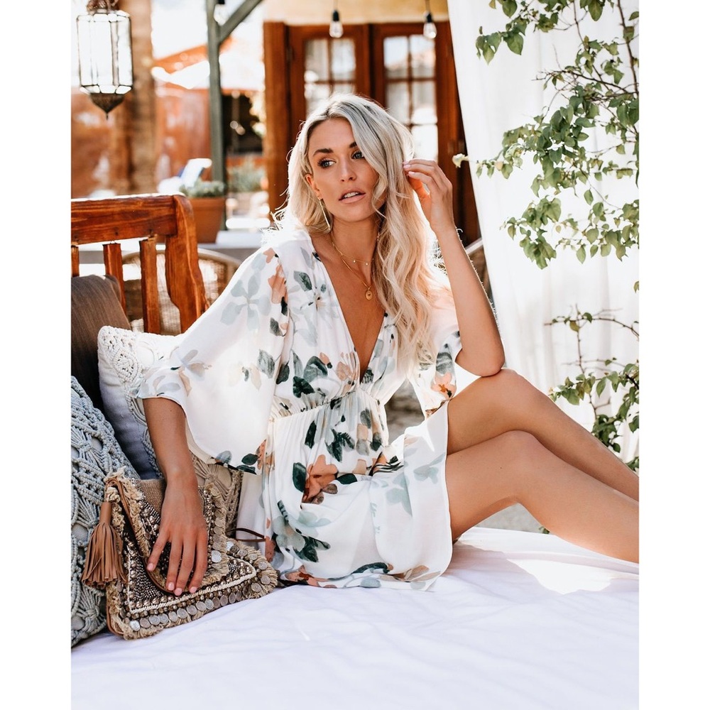 S O L D / Lowest Price🌿Floral Best Selling Dress - Picture 5 of 5